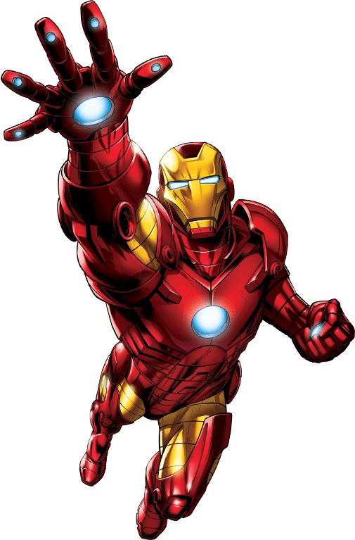 4. Ilustrasi Iron Man yang Penuh Warna